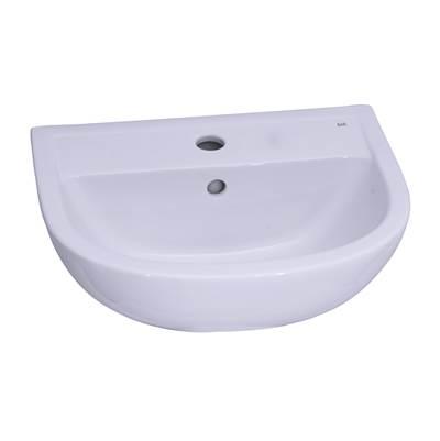 Compact 545 Ped Lav Basin 1 Hole, White by Barclay