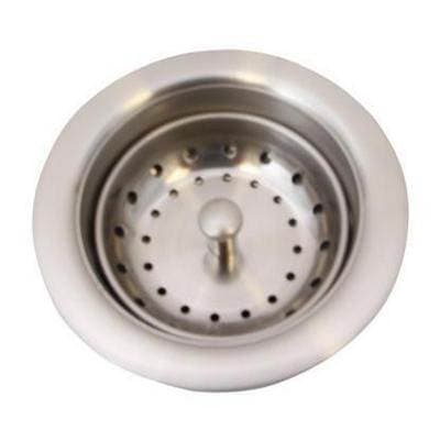 Barclay Kitchen Sink Drain, 3 1/2'', Bruched Nickel - Brushed Nickel by Barclay