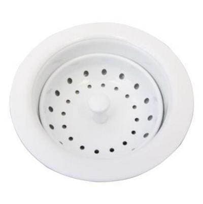 Barclay Kitchen Sink Drain, 3 1/2'' - White
