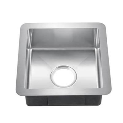 Rena 15'' GOLD SS Square Sink w/GOLD Wiregrid & Strainer