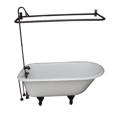 Barclay Tub Kit 55'' CI Roll Top, Filler,supplies,drain-orb - Oil Rubbed Bronze by Barclay