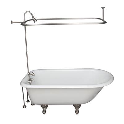 Barclay Tub Kit 55'' CI Roll Top,filler Shower Unit,supplies, Drain-bn by Barclay