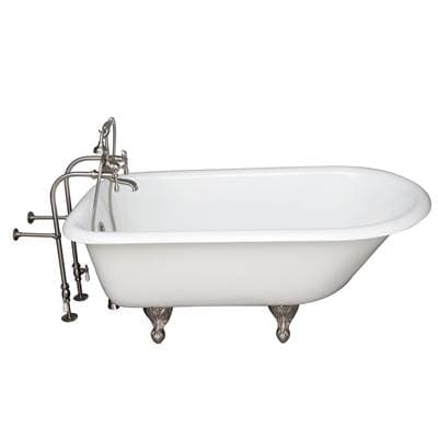 Barclay Tub Kit 55'' CI Roll Top, Filler,supplies,drain-brnkl by Barclay