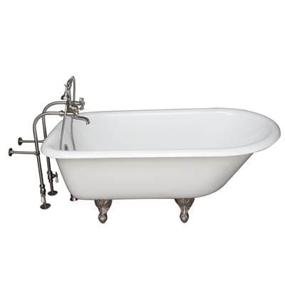 Barclay Tub Kit 55'' CI Roll Top, Filler,supplies,drain-brnkl by Barclay