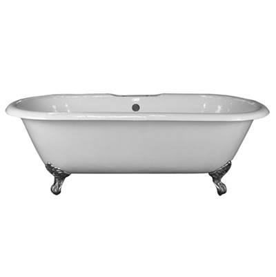 Duet Cast Iron Dbl Roll Top WH 67'', 7'' Holes, ORB Feet by Barclay