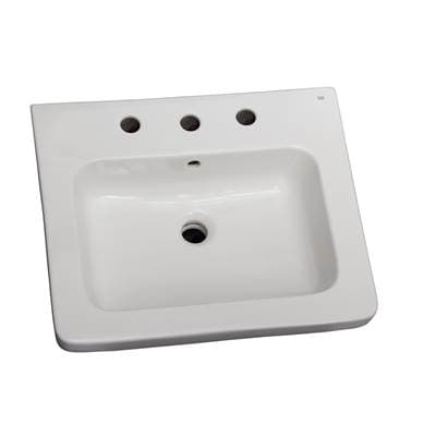 Barclay Resort 650 Basin Only, White-1 Hole