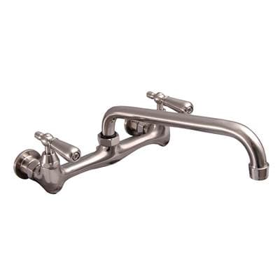 Barclay Dollie Wall Mount,lever Handle 10'' Spout W/ceramic Disc, BN - Brushed Nickel by Barclay
