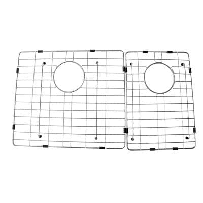 Barclay Guilio SS 60/40 Dbl Wire Set2, 17-5/8''/10-5/8''x15-5/8'' - Stainless Steel by Barclay