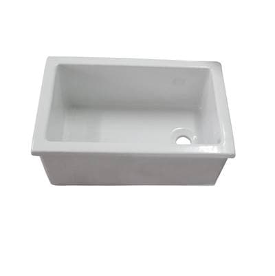Barclay Utility Sink, 23'' X 15'', Fire Clay - White by Barclay