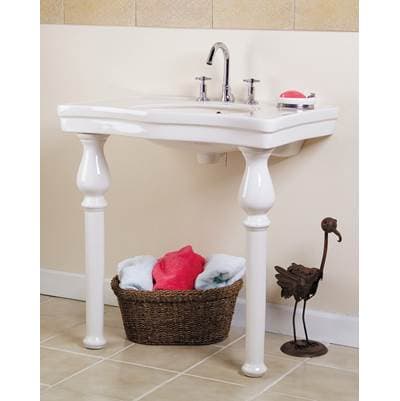 Barclay Milano Console Basin, 8''cc - Bisque by Barclay