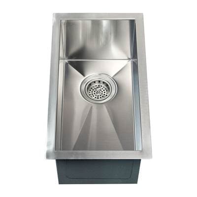 Barclay Ophelia 15'' SS Narrow Undermount Prep Sink - Stainless Steel by Barclay