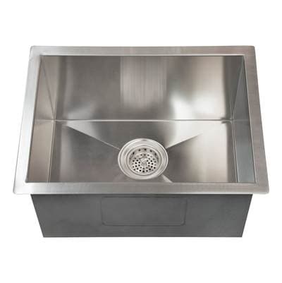 Barclay Sabrina 20'' SS Rectangular Undermount Prep Sink - Stainless Steel by Barclay