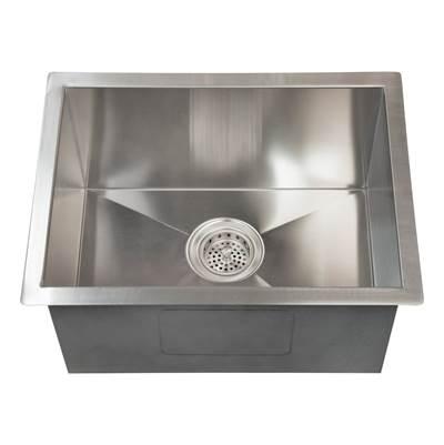 Sabrina 23'' SS Rectangular Undermount Prep Sink by Barclay