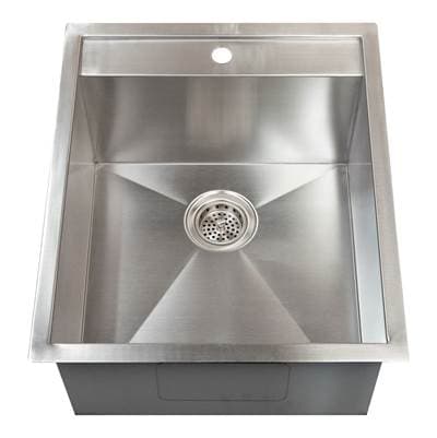 Barclay Thelma 19'' SS Drop-in Prep Sink - Stainless Steel by Barclay