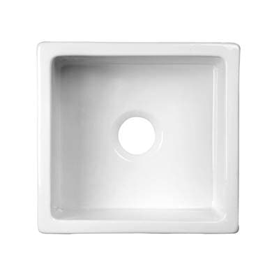 Barclay Silvia Large Fireclay Kitchen Sink - White