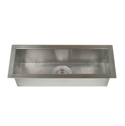 Barclay Whitesboro 23'' Zero Radius SS Trough Sink - Stainless Steel by Barclay