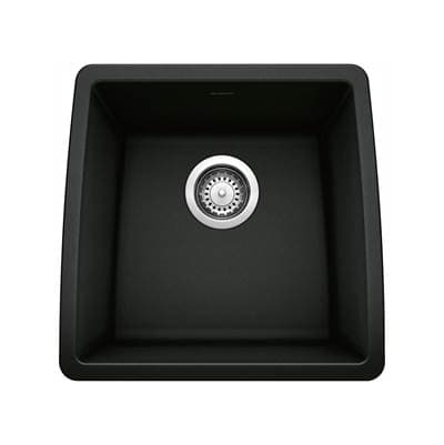 Blanco Performa Silgranit 17'' Undermount Bar Sink - Coal Black by Blanco