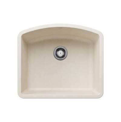 Blanco Diamond Silgranit 24'' Single Bowl Undermount Kitchen Sink - Soft White by Blanco