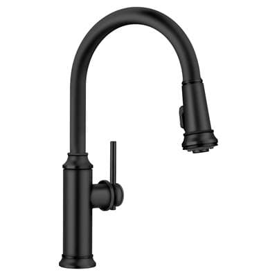 Blanco Empressa High Arc Pull-down Dual-spray Kitchen Faucet - Matte Black by Blanco