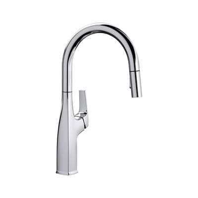 Blanco Rivana High-arc Pull-down Dual-spray Kitchen Faucet - Chrome by Blanco