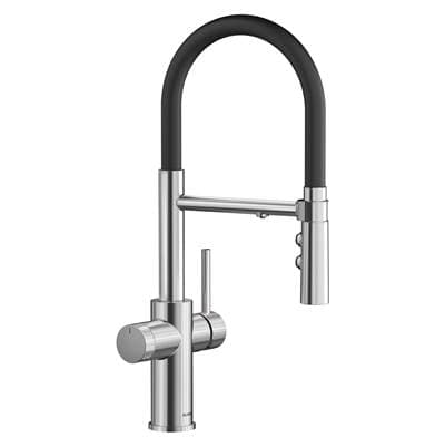Blanco Catris Flexo Filter-ready Semi-pro Pull-down Dual-spray Kitchen Faucet - Pvd Steel by Blanco