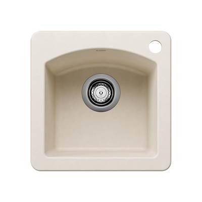 Diamond SILGRANIT 15' Dual Mount Bar Sink - Soft White by Blanco