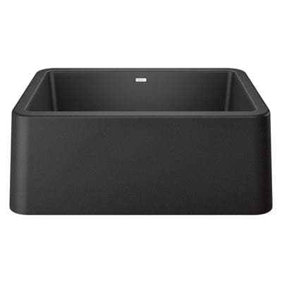 Blanco Ikon Silgranit 27'' Single Bowl Apron-front Farmhouse Sink - Anthracite