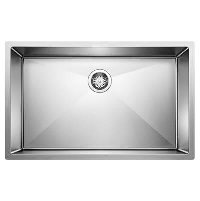 Precision R10 32'' Single Bowl Undermount Stainless Steel Kitchen Sink by Blanco