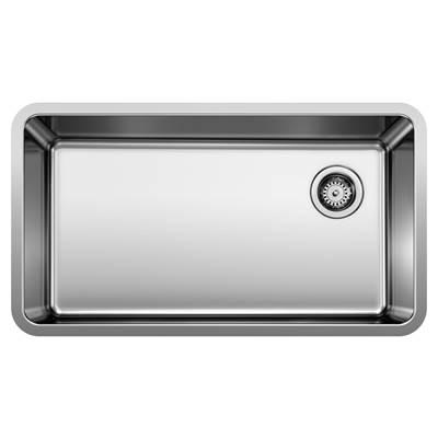 Formera 33'' Super Single Undermount Stainless Steel Kitchen Sink by Blanco