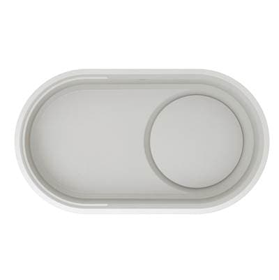 Blanco Oovalon 30, Cloud White, Velgranit