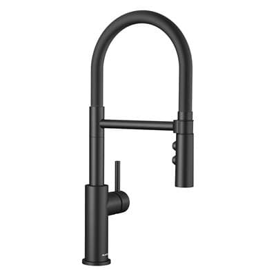 Blanco Catris Flexo Semi-pro Pull-down Dual-spray Kitchen Faucet - Matte Black by Blanco