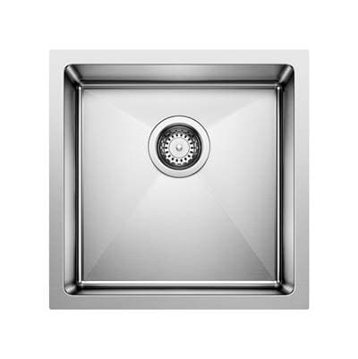 Blanco Cuvee R15 17'' Undermount Stainless Steel Bar Sink - Satin Polish by Blanco