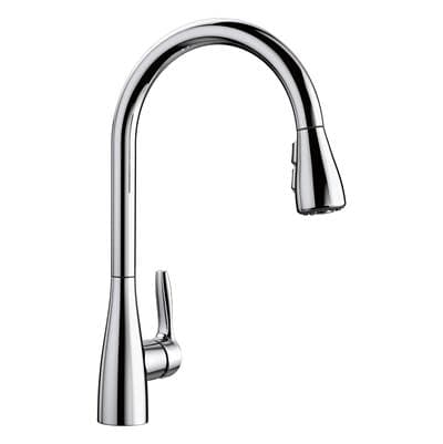Blanco Atura Pull-down Dual-spray Kitchen Faucet - Chrome