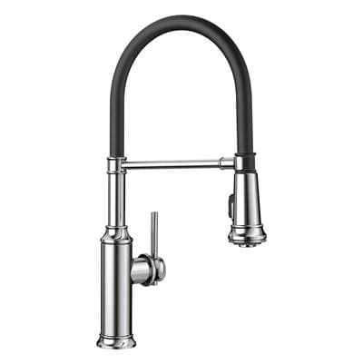 Blanco Empressa Semi-pro Pull-down Dual-spray Kitchen Faucet - Chrome