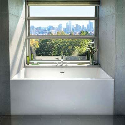 Bain Ultra Citti 6032 Without Insert Front Overflow Left Tmu - White