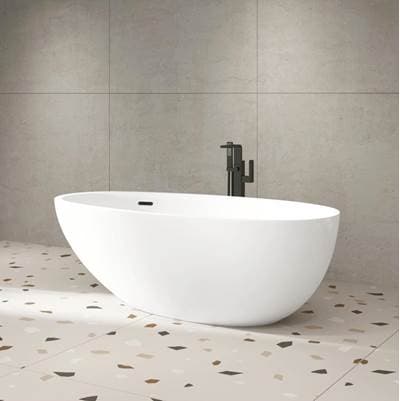 Bain Ultra Essencia Design 7236 Freestanding Tub - White by Bain Ultra