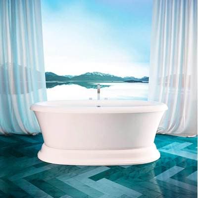 Bain Ultra Naos 7240 Flat Deck Tmu - White by Bain Ultra