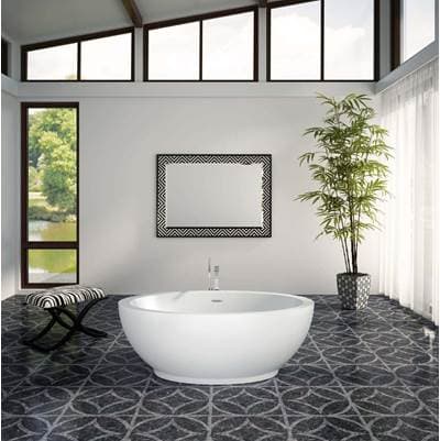 Bain Ultra Opalia 6839 Centered Tub - White by Bain Ultra