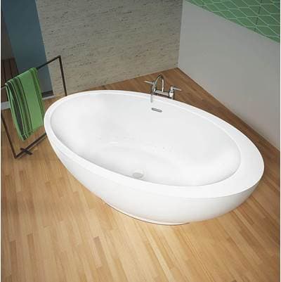 Bain Ultra Opalia 6839 Off-centered Left Tub - White by Bain Ultra