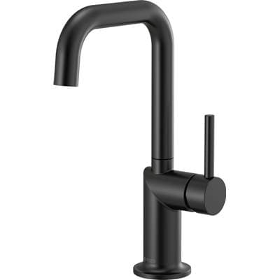 Brizo Odin Bar Faucet with Square Spout - Less Handle - Matte Black by Brizo