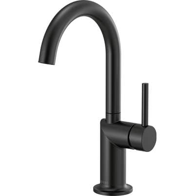 Brizo Odin Bar Faucet with Arc Spout - Less Handle - Matte Black by Brizo