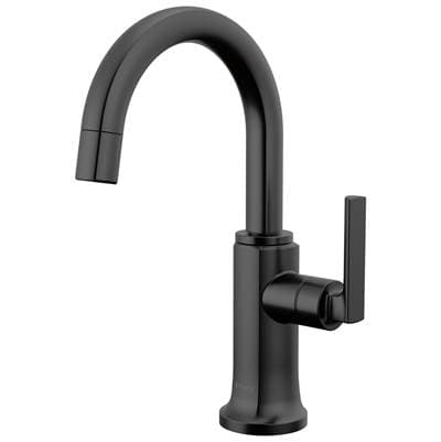Brizo Kintsu Beverage Faucet with Arc Spout - Matte Black