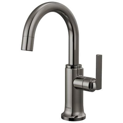 Brizo Kintsu Beverage Faucet with Arc Spout - Brilliance Black Onyx by Brizo