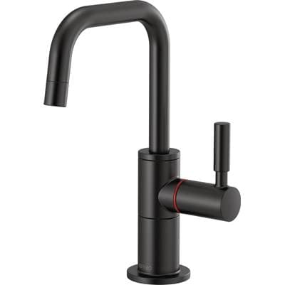 Brizo Solna Instant Hot Faucet with Square Spout - Matte Black by Brizo