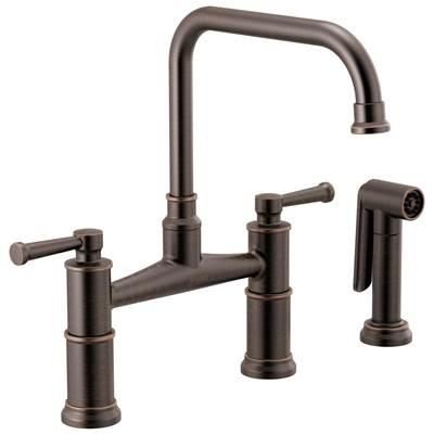 Artesso Bridge Faucet with Side Sprayer