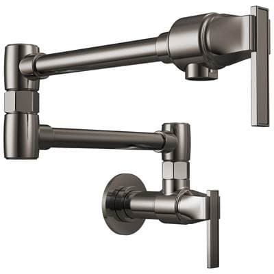 Brizo Frank Lloyd Wright Wall Mount Pot Filler - Brilliance Black Onyx by Brizo