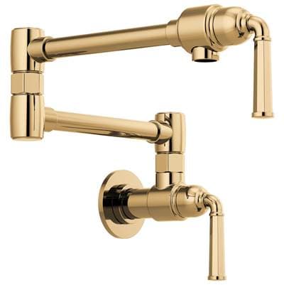 Brizo Rook Wall Mount Pot Filler - Polishedgold