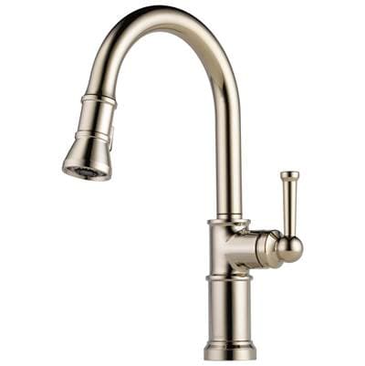Brizo Artesso Single Handle Pull-down Kitchen Faucet - Polished Nickel by Brizo