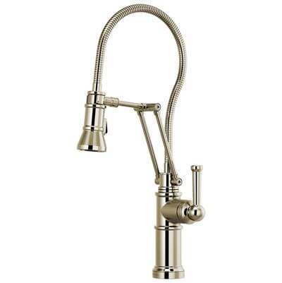 Brizo Artesso Articulating Faucet with Finished Hose - Polished Nickel by Brizo
