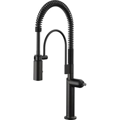 Brizo Odin Semi-professional Kitchen Faucet - Less Handle - Matte Black by Brizo